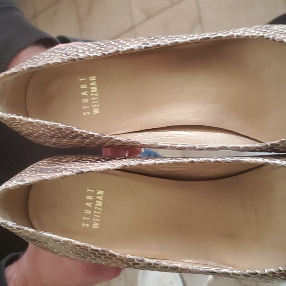 Stuart Weizman snake peep toe heels 8.5m - Picture 4 of 7